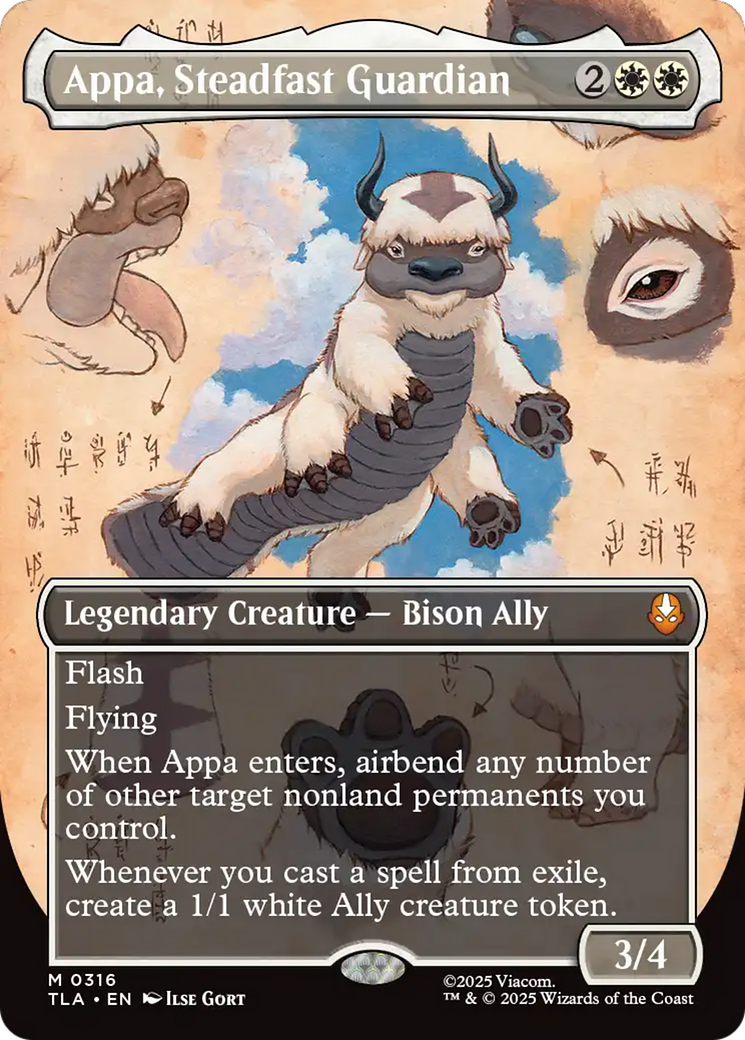 Appa, Steadfast Guardian (Borderless) [Avatar: The Last Airbender] | Game Master's Emporium (The New GME)