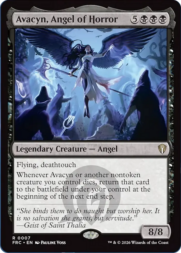 Avacyn, Angel of Horror [Reality Fracture Commander] | Game Master's Emporium (The New GME)