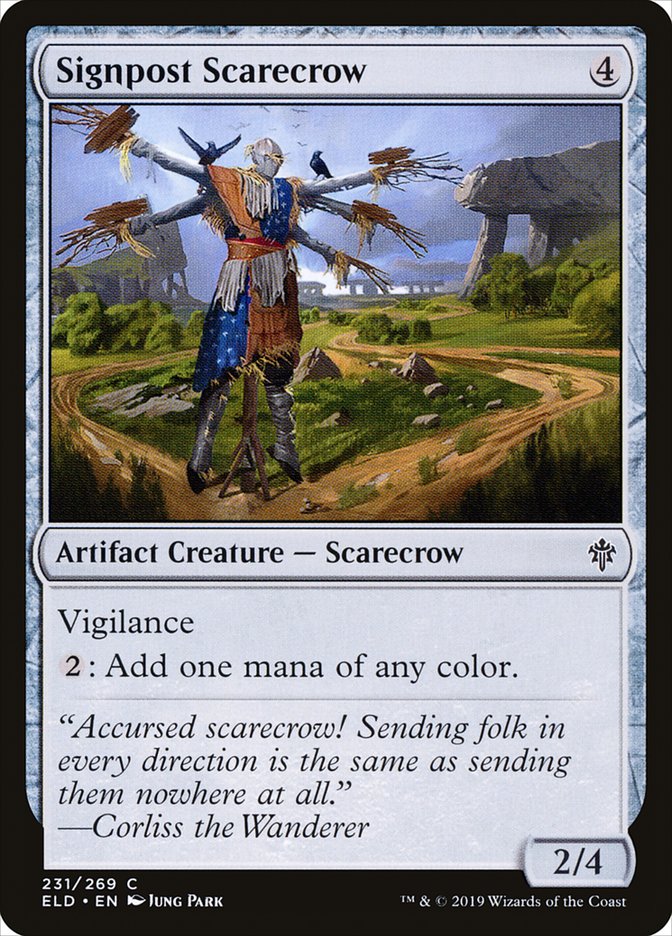 Signpost Scarecrow [Throne of Eldraine] | Game Master's Emporium (The New GME)