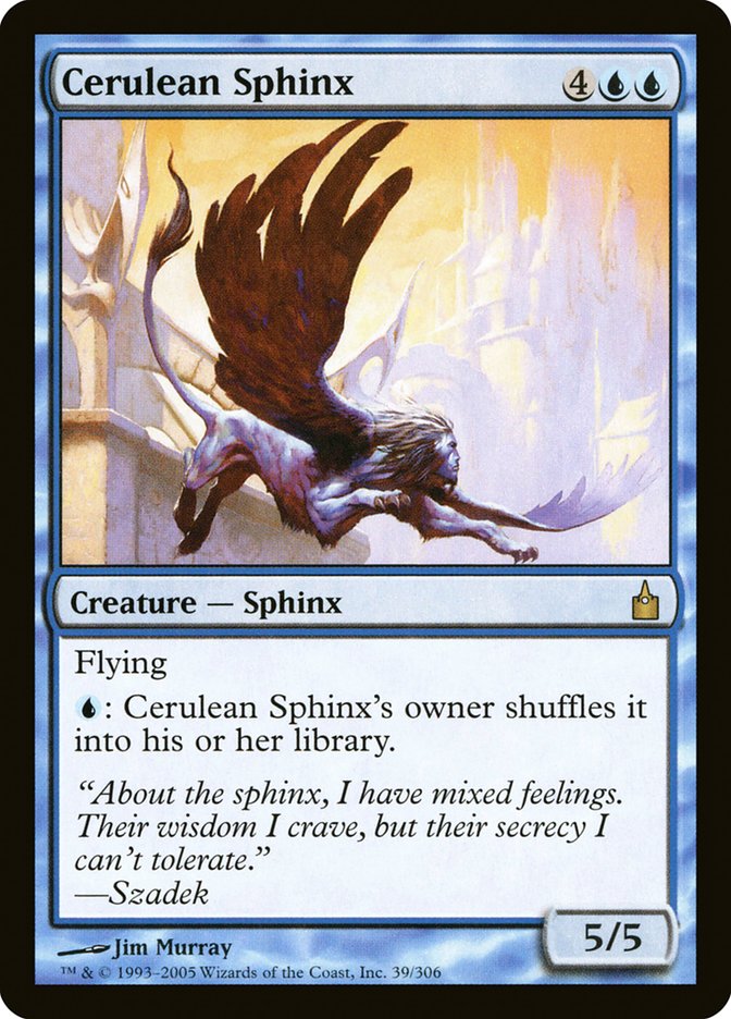Cerulean Sphinx [Ravnica: City of Guilds] | Game Master's Emporium (The New GME)