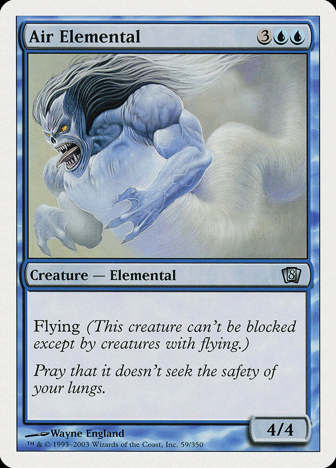 Air Elemental [Eighth Edition] | Game Master's Emporium (The New GME)
