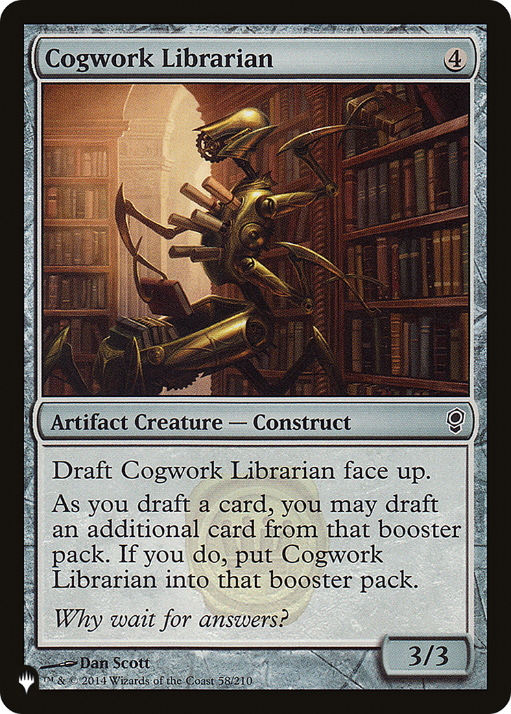 Cogwork Librarian [The List Reprints] | Game Master's Emporium (The New GME)