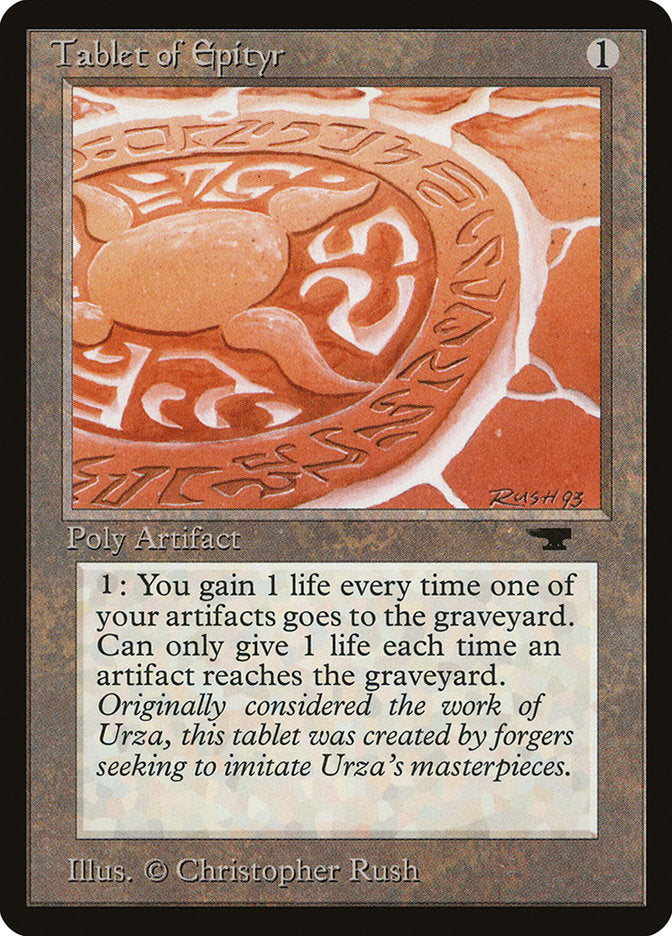 Tablet of Epityr [Antiquities] | Game Master's Emporium (The New GME)