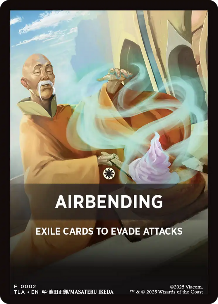 Airbending Theme Card [Avatar: The Last Airbender Tokens] | Game Master's Emporium (The New GME)