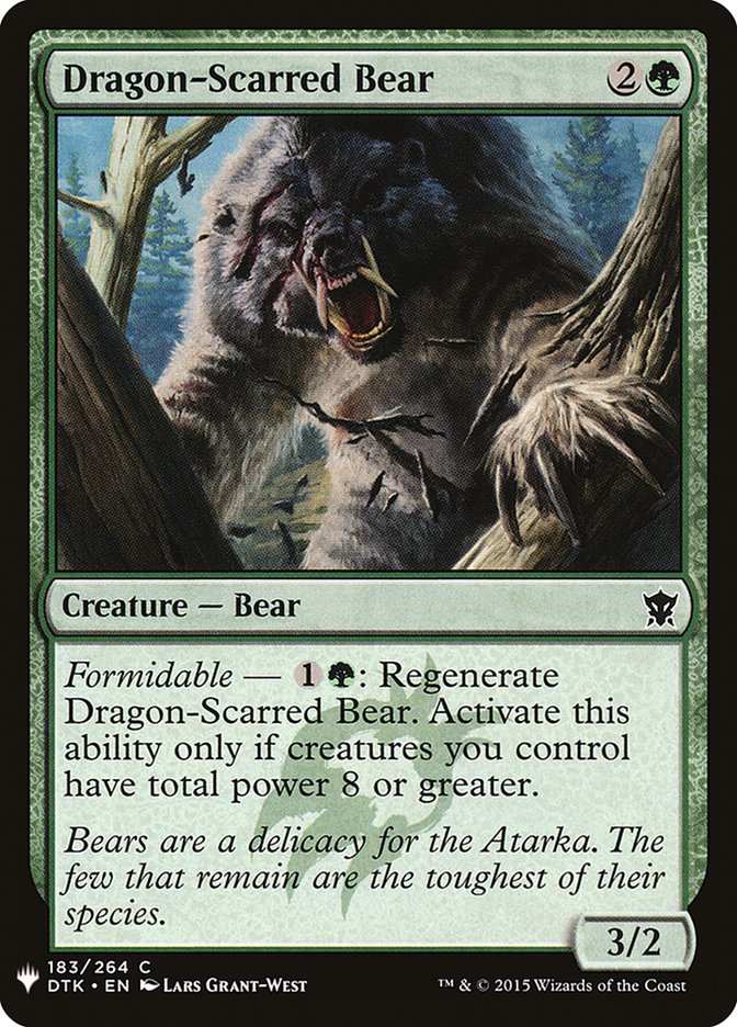 Dragon-Scarred Bear [Mystery Booster] | Game Master's Emporium (The New GME)