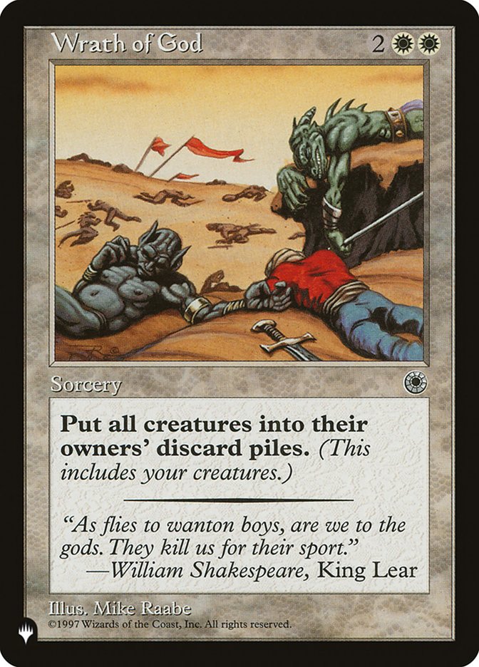 Wrath of God [The List] | Game Master's Emporium (The New GME)