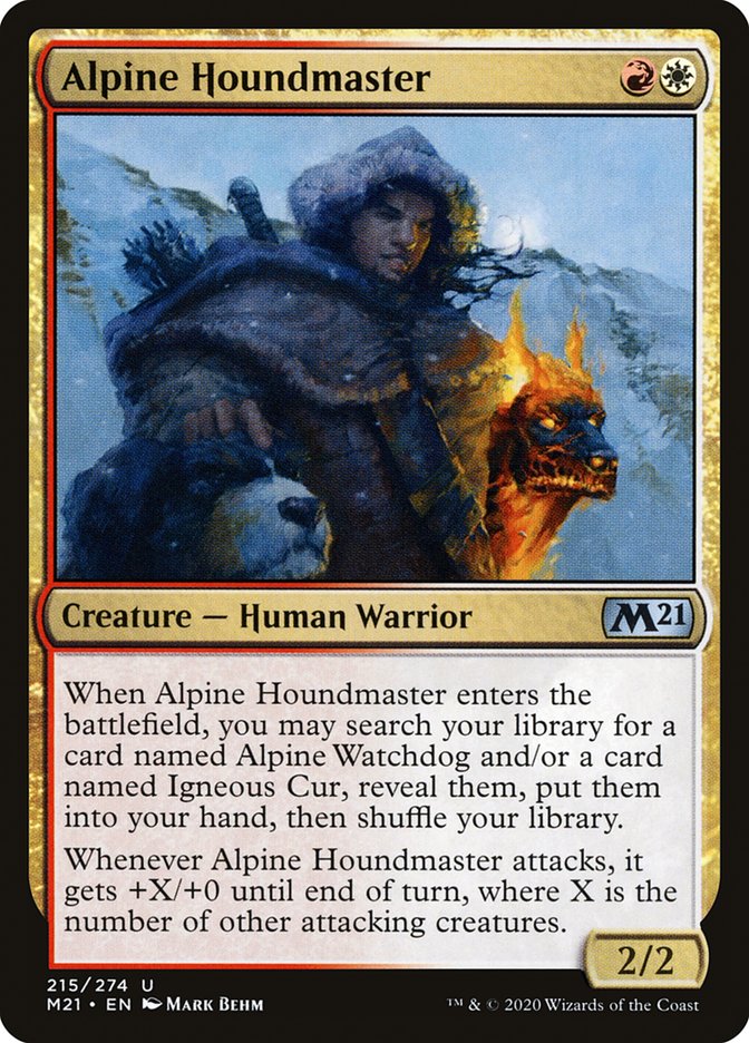 Alpine Houndmaster [Core Set 2021] | Game Master's Emporium (The New GME)