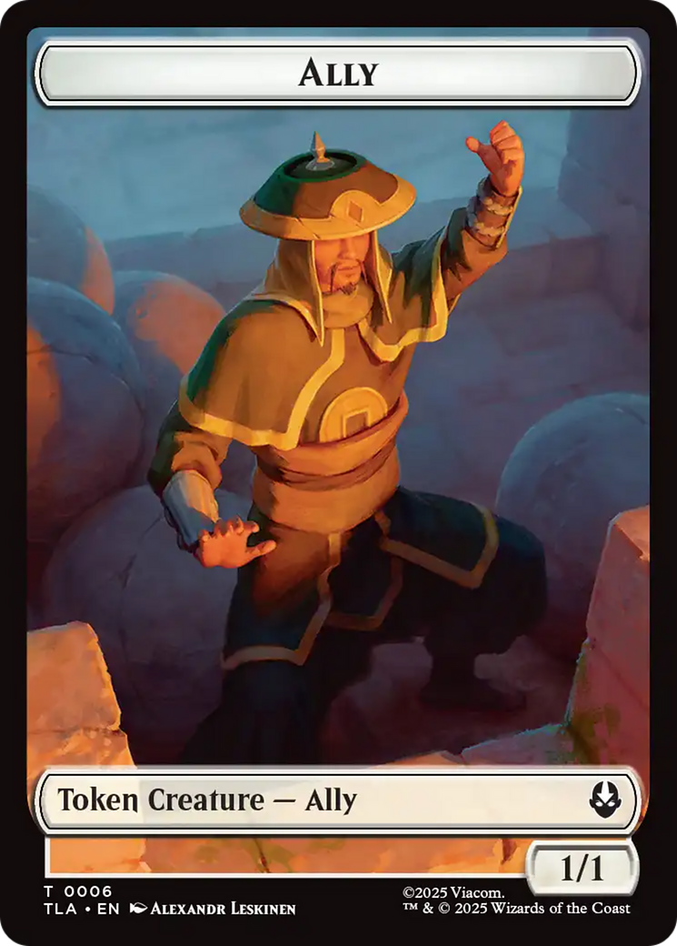 Ally (0006) // Soldier (0002) Double-Sided Token [Avatar: The Last Airbender Tokens] | Game Master's Emporium (The New GME)