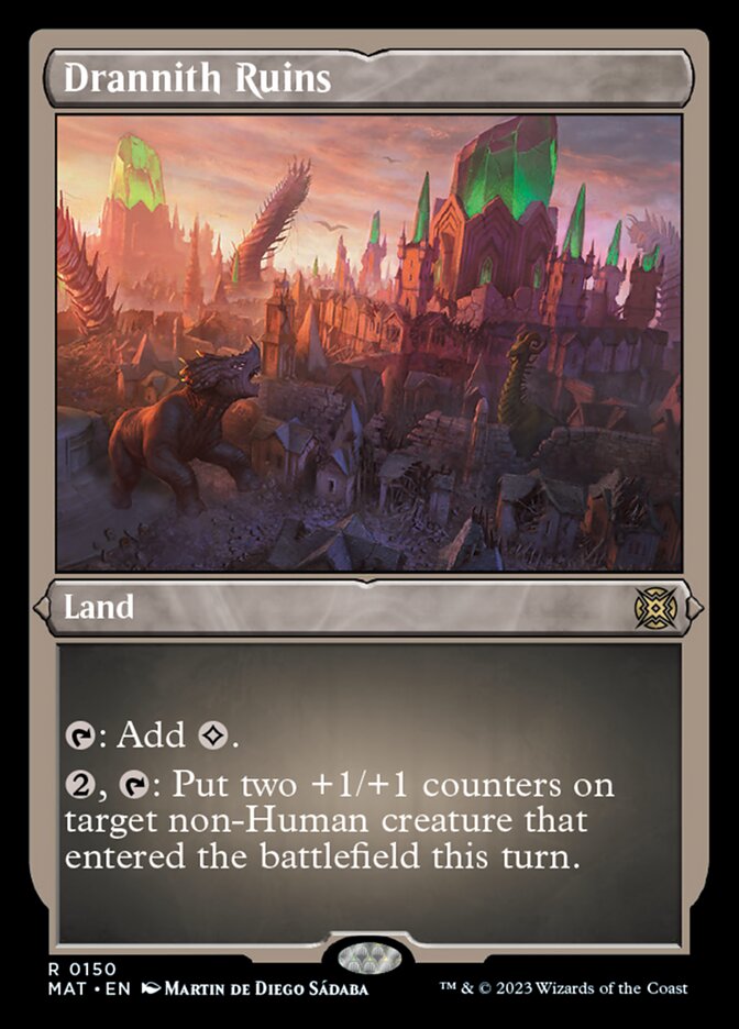 Drannith Ruins (Foil Etched) [March of the Machine: The Aftermath] | Game Master's Emporium (The New GME)