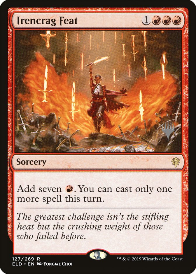 Irencrag Feat (Promo Pack) [Throne of Eldraine Promos] | Game Master's Emporium (The New GME)