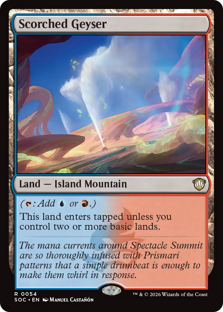 Scorched Geyser [Secrets of Strixhaven Commander] | Game Master's Emporium (The New GME)