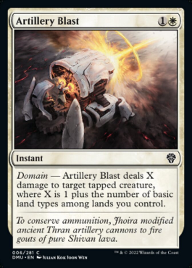 Artillery Blast [Dominaria United] | Game Master's Emporium (The New GME)