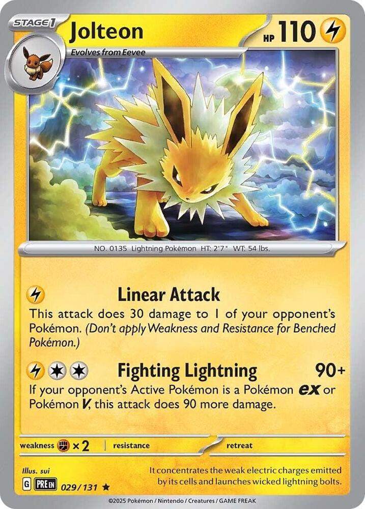 Jolteon (029/131) [Scarlet & Violet: Prismatic Evolutions] | Game Master's Emporium (The New GME)