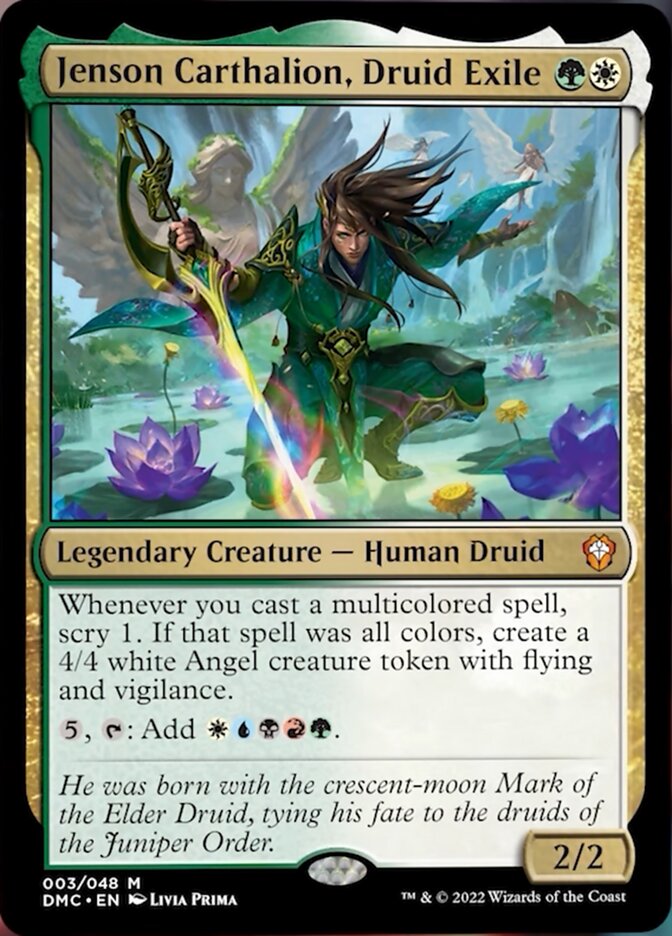 Jenson Carthalion, Druid Exile [Dominaria United Commander] | Game Master's Emporium (The New GME)