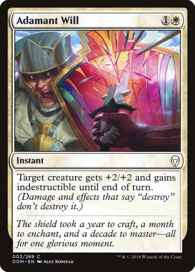 Adamant Will [Dominaria] | Game Master's Emporium (The New GME)