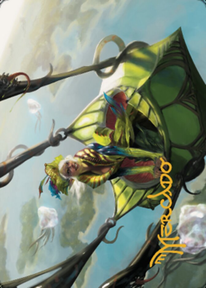 Nael, Avizoa Aeronaut Art Card (Gold-Stamped Signature) [Dominaria United Art Series] | Game Master's Emporium (The New GME)