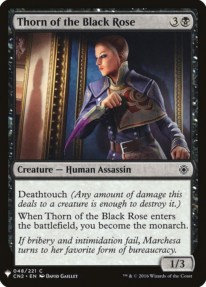Thorn of the Black Rose [Mystery Booster] | Game Master's Emporium (The New GME)