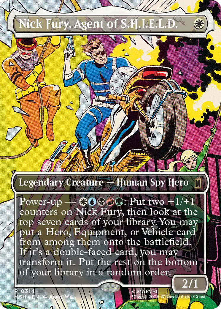 Nick Fury, Agent of S.H.I.E.L.D. (Borderless) (0314) [Marvel Super Heroes] | Game Master's Emporium (The New GME)
