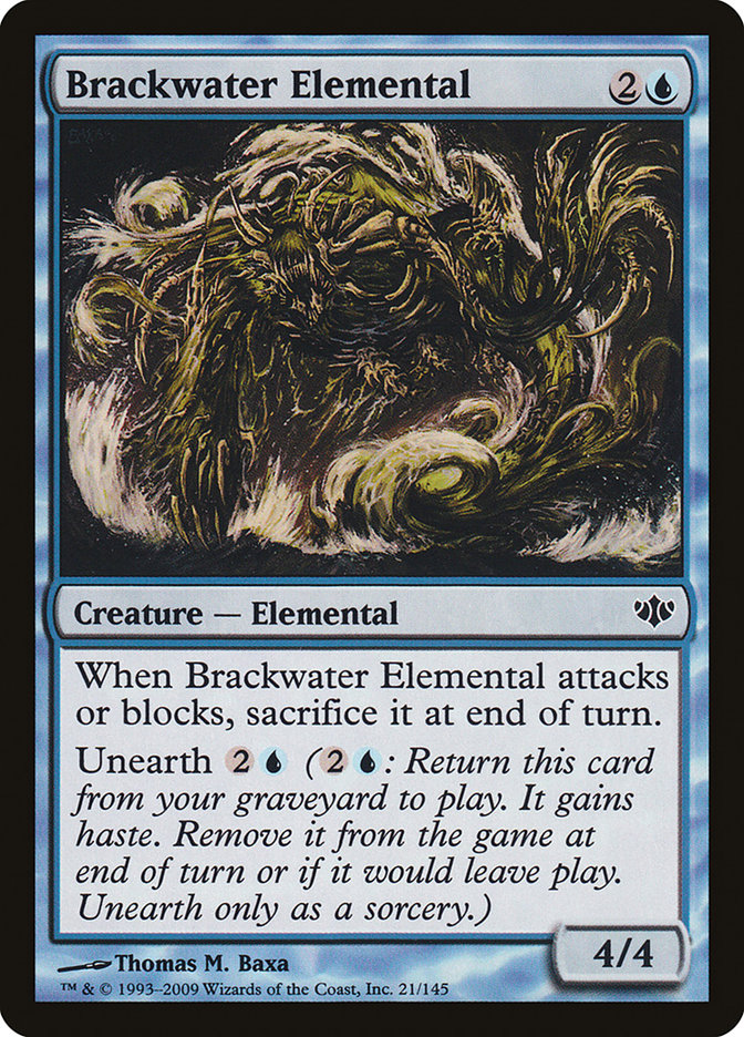 Brackwater Elemental [Conflux] | Game Master's Emporium (The New GME)