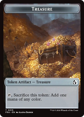 Dragon // Treasure Double-Sided Token [Reality Fracture Tokens] | Game Master's Emporium (The New GME)