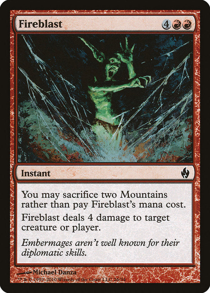 Fireblast [Premium Deck Series: Fire and Lightning] | Game Master's Emporium (The New GME)