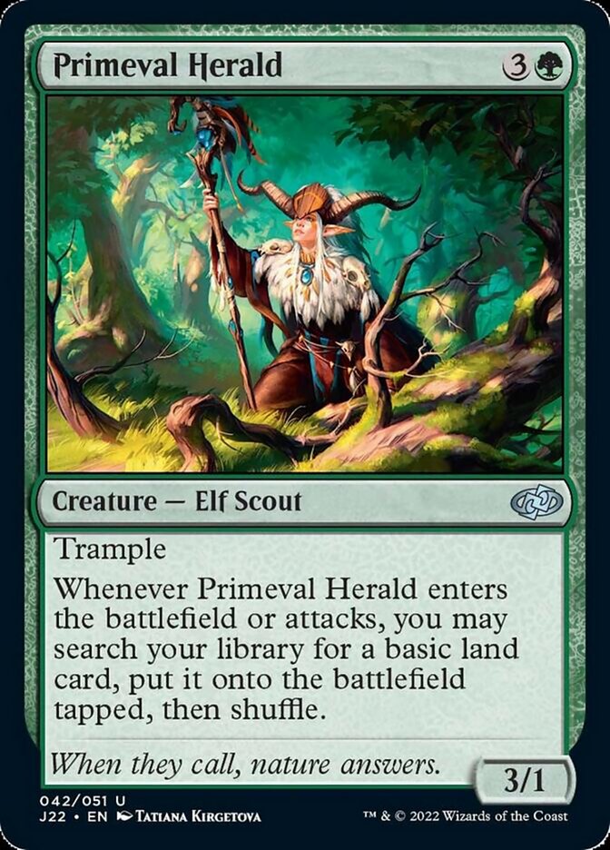 Primeval Herald [Jumpstart 2022] | Game Master's Emporium (The New GME)