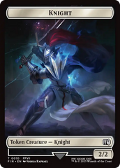 Hero (0002) // Knight Double-Sided Token [FINAL FANTASY Tokens] | Game Master's Emporium (The New GME)