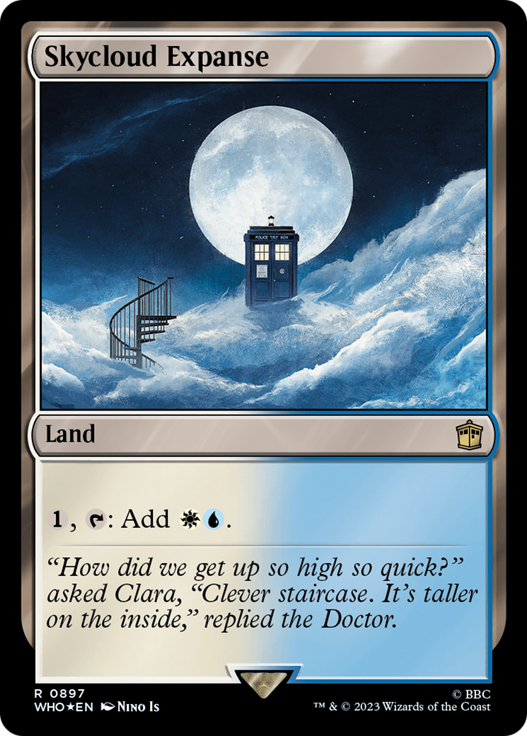 Skycloud Expanse (Surge Foil) [Doctor Who] | Game Master's Emporium (The New GME)
