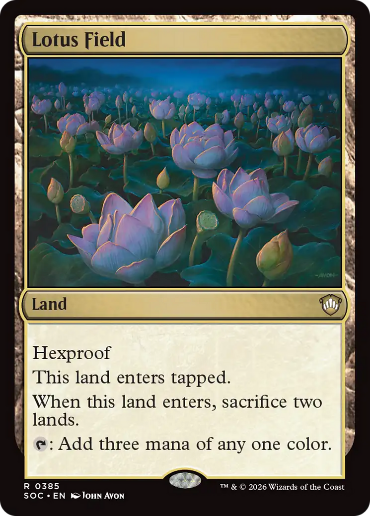 Lotus Field [Secrets of Strixhaven Commander] | Game Master's Emporium (The New GME)
