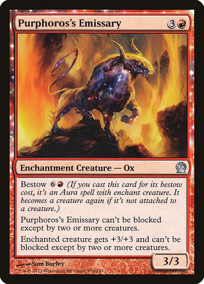 Purphoros's Emissary [Theros] | Game Master's Emporium (The New GME)