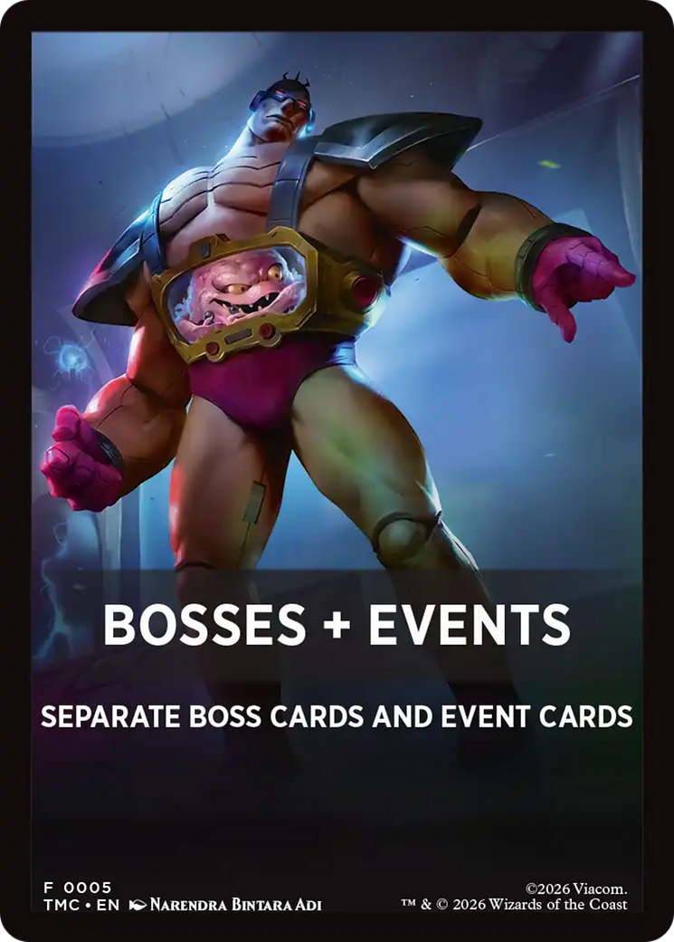 Bosses + Events [Teenage Mutant Ninja Turtles Commander Tokens] | Game Master's Emporium (The New GME)