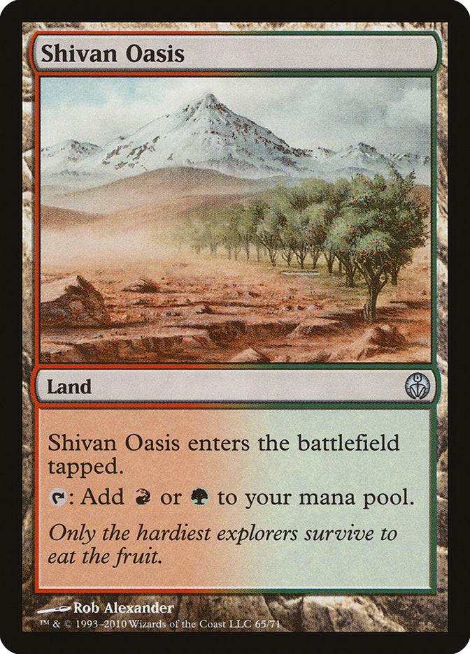 Shivan Oasis [Duel Decks: Phyrexia vs. the Coalition] | Game Master's Emporium (The New GME)