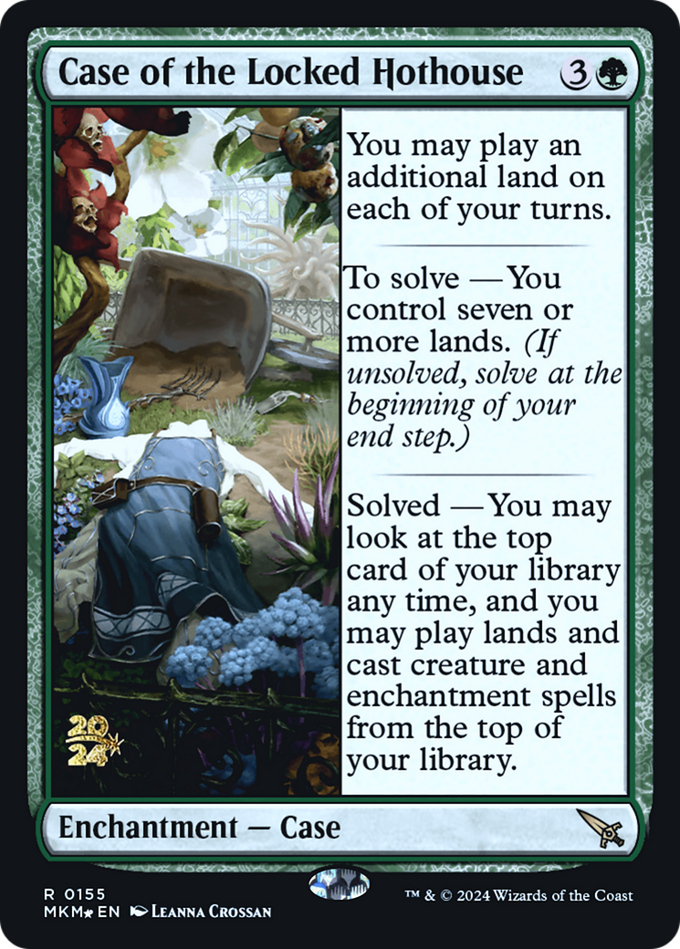 Case of the Locked Hothouse [Murders at Karlov Manor Prerelease Promos] | Game Master's Emporium (The New GME)