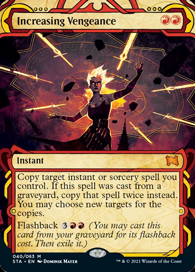 Increasing Vengeance (Foil Etched) [Strixhaven: Mystical Archive] | Game Master's Emporium (The New GME)