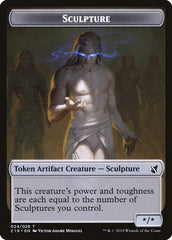 Bird (001) // Sculpture Double-Sided Token [Commander 2019 Tokens] | Game Master's Emporium (The New GME)