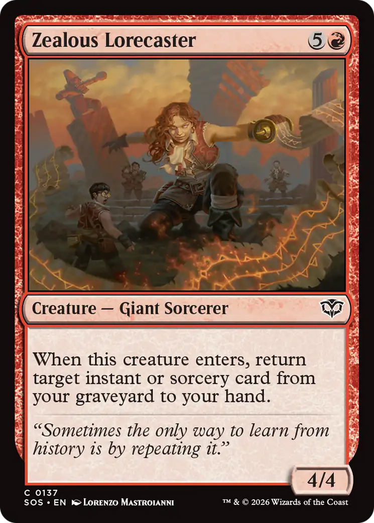 Zealous Lorecaster [Secrets of Strixhaven] | Game Master's Emporium (The New GME)