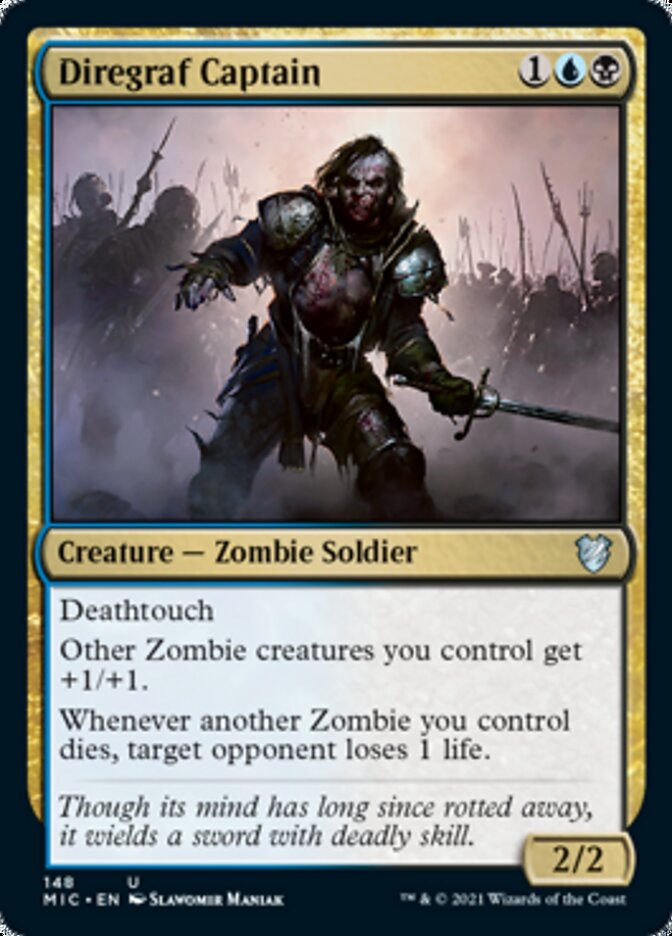 Diregraf Captain [Innistrad: Midnight Hunt Commander] | Game Master's Emporium (The New GME)