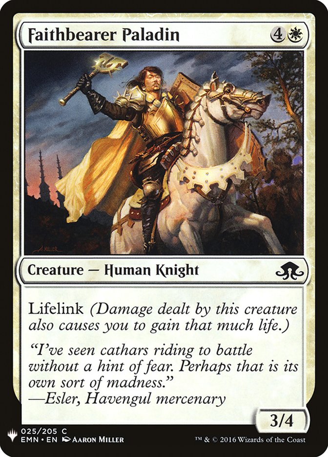 Faithbearer Paladin [Mystery Booster] | Game Master's Emporium (The New GME)