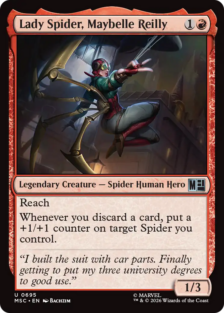 Lady Spider, Maybelle Reilly [Marvel Super Heroes Commander] | Game Master's Emporium (The New GME)
