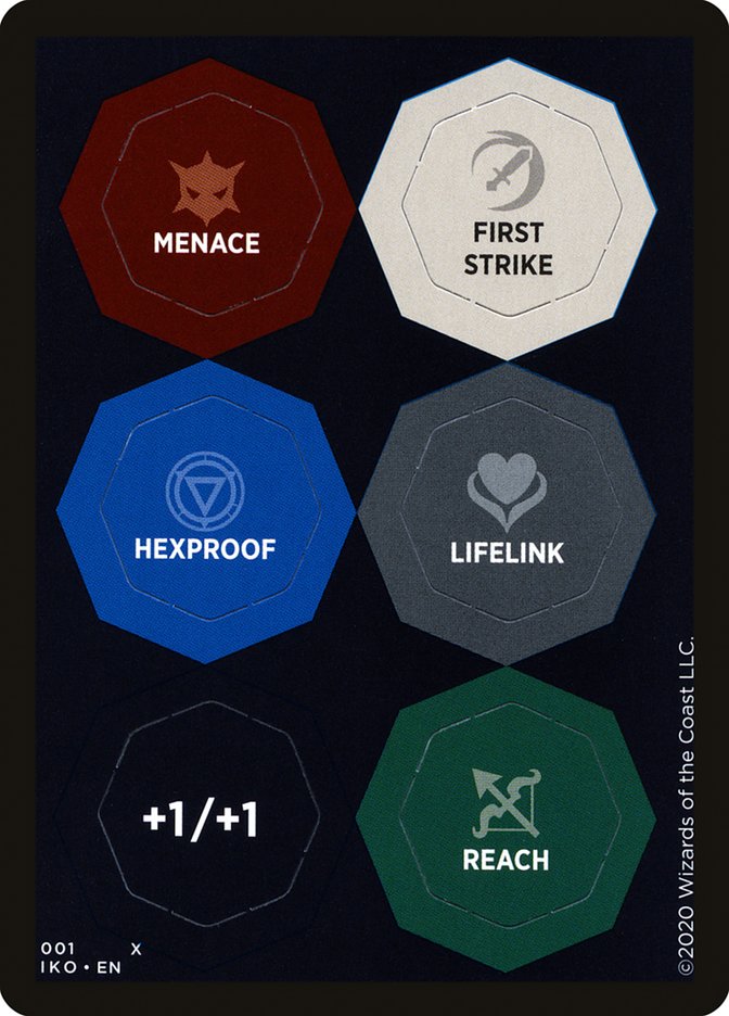 Punch Card Token (001 // 002) - Thick Stock [Ikoria: Lair of Behemoths Tokens] | Game Master's Emporium (The New GME)