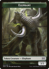 Angel // Elephant Double-Sided Token [Double Masters Tokens] | Game Master's Emporium (The New GME)