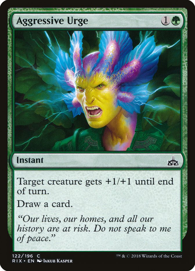 Aggressive Urge [Rivals of Ixalan] | Game Master's Emporium (The New GME)