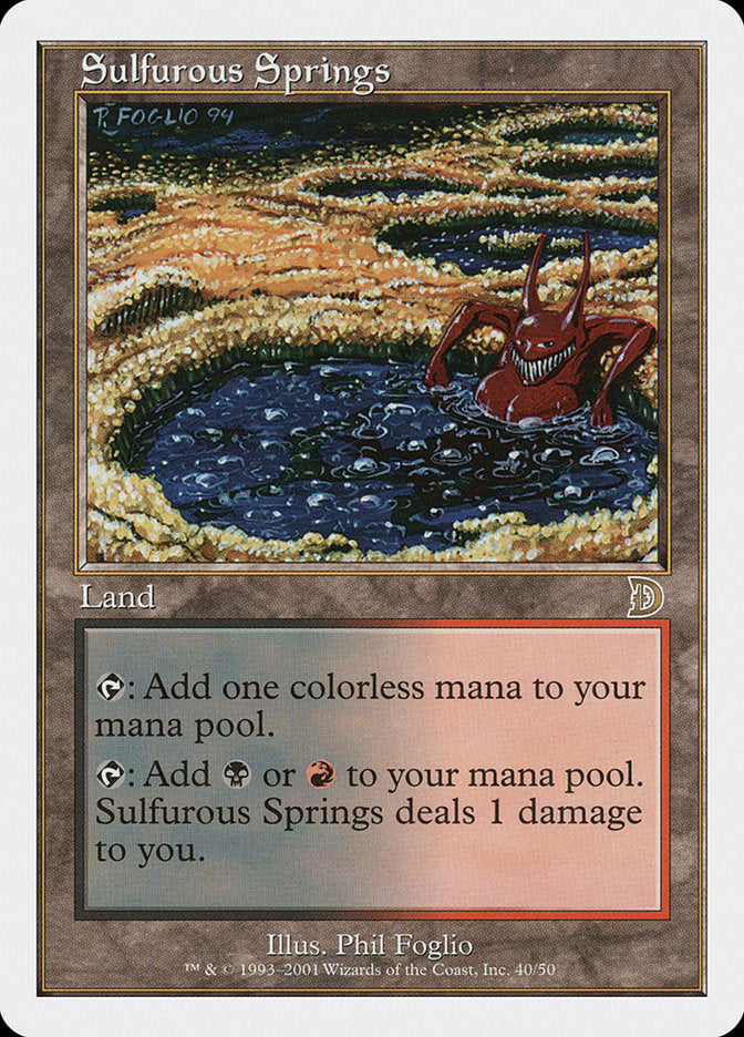 Sulfurous Springs [Deckmasters] | Game Master's Emporium (The New GME)