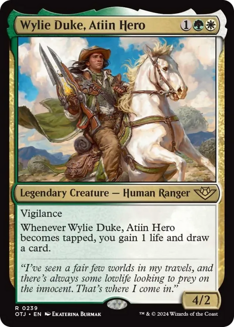 Wylie Duke, Atiin Hero [Outlaws of Thunder Junction] | Game Master's Emporium (The New GME)