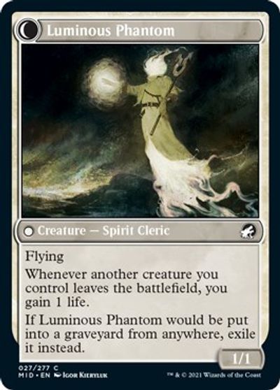 Lunarch Veteran // Luminous Phantom [Innistrad: Midnight Hunt] | Game Master's Emporium (The New GME)