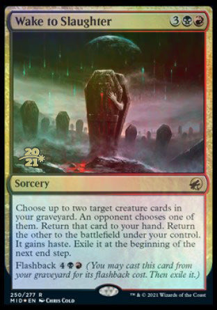 Wake to Slaughter [Innistrad: Midnight Hunt Prerelease Promos] | Game Master's Emporium (The New GME)