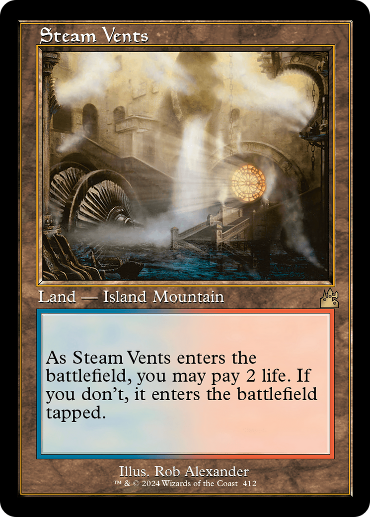 Steam Vents (Retro) [Ravnica Remastered] | Game Master's Emporium (The New GME)