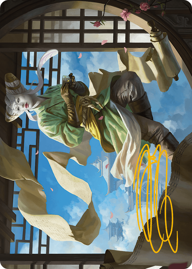 Tamiyo, Inquisitive Student Art Card (Gold-Stamped Signature) [Modern Horizons 3 Art Series] | Game Master's Emporium (The New GME)