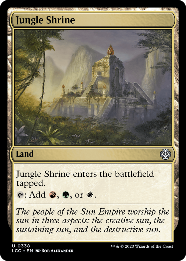 Jungle Shrine [The Lost Caverns of Ixalan Commander] | Game Master's Emporium (The New GME)