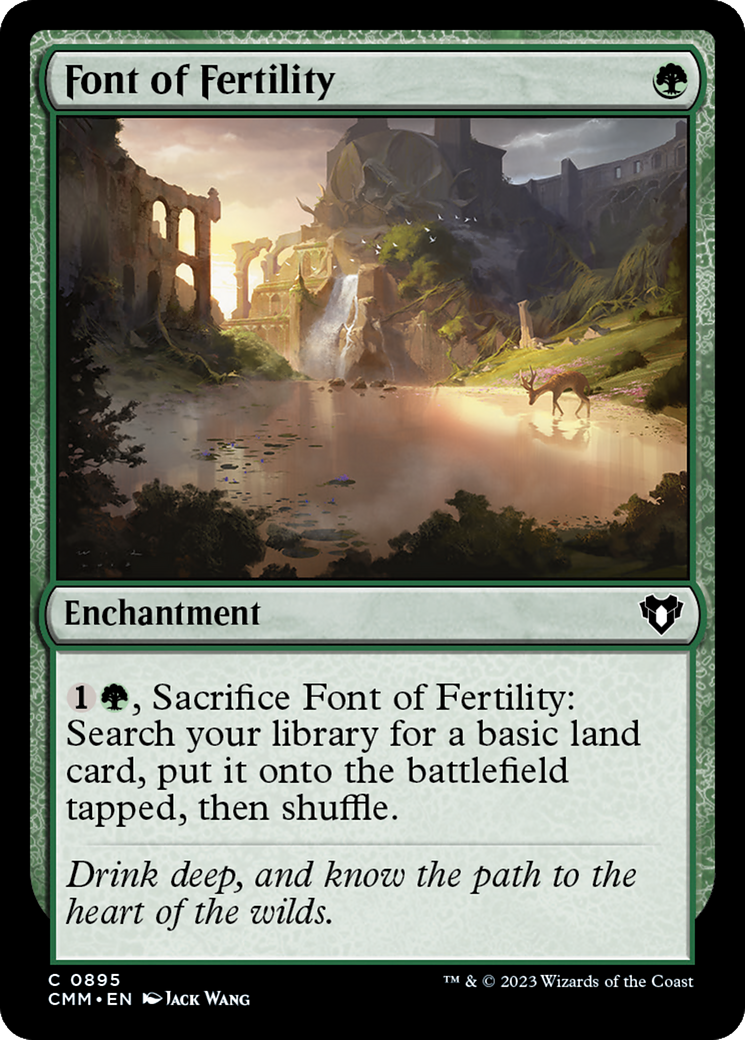 Font of Fertility [Commander Masters] | Game Master's Emporium (The New GME)